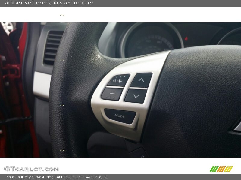 Rally Red Pearl / Black 2008 Mitsubishi Lancer ES