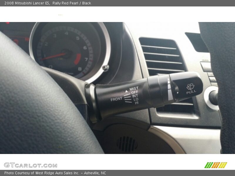 Rally Red Pearl / Black 2008 Mitsubishi Lancer ES