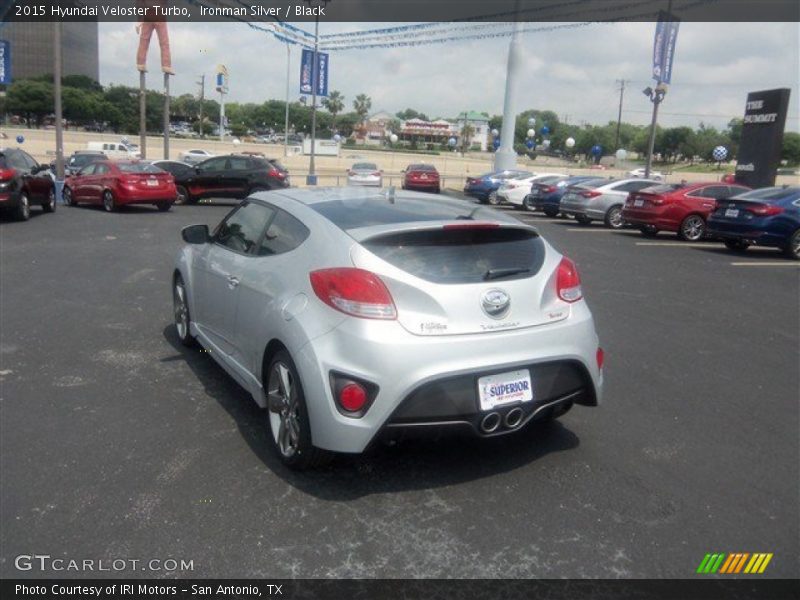 Ironman Silver / Black 2015 Hyundai Veloster Turbo