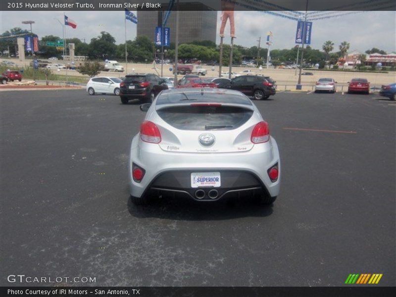 Ironman Silver / Black 2015 Hyundai Veloster Turbo