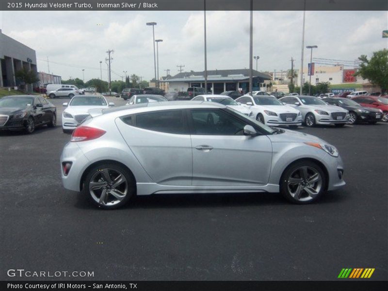 Ironman Silver / Black 2015 Hyundai Veloster Turbo