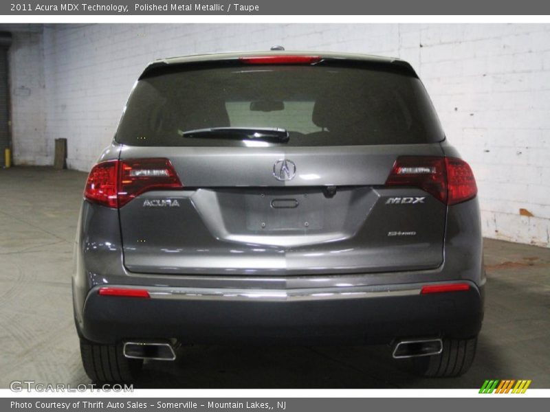 Polished Metal Metallic / Taupe 2011 Acura MDX Technology