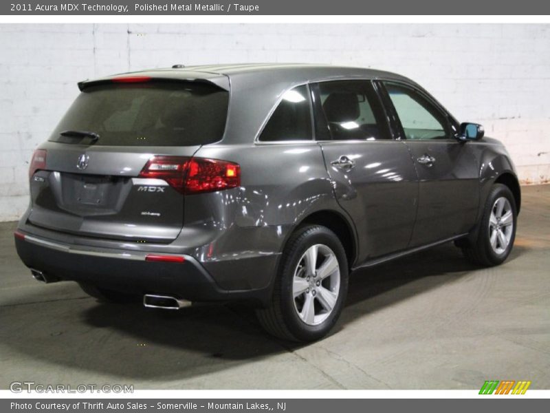 Polished Metal Metallic / Taupe 2011 Acura MDX Technology