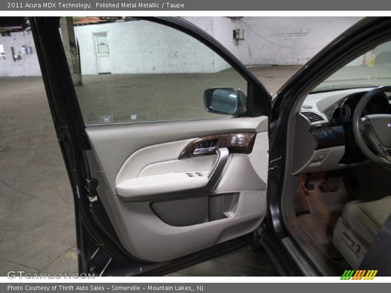 Polished Metal Metallic / Taupe 2011 Acura MDX Technology