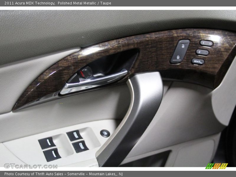Polished Metal Metallic / Taupe 2011 Acura MDX Technology