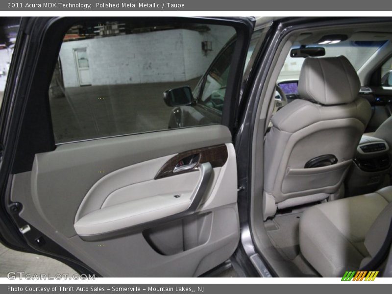 Polished Metal Metallic / Taupe 2011 Acura MDX Technology