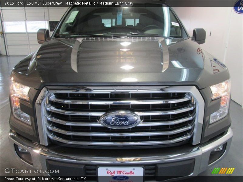 Magnetic Metallic / Medium Earth Gray 2015 Ford F150 XLT SuperCrew