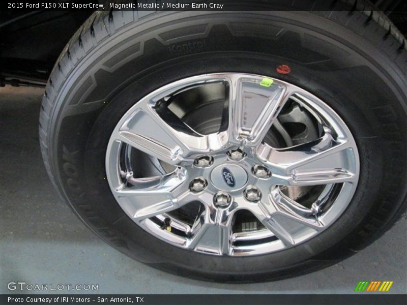 Magnetic Metallic / Medium Earth Gray 2015 Ford F150 XLT SuperCrew