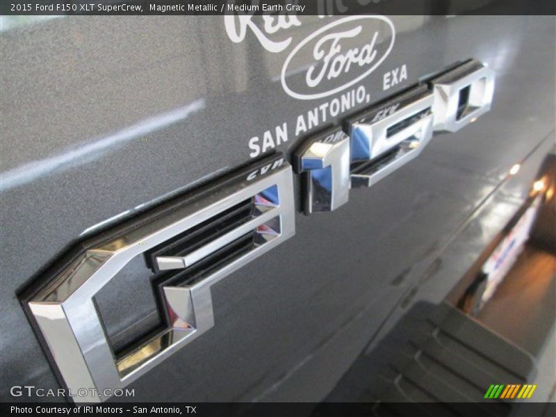 Magnetic Metallic / Medium Earth Gray 2015 Ford F150 XLT SuperCrew