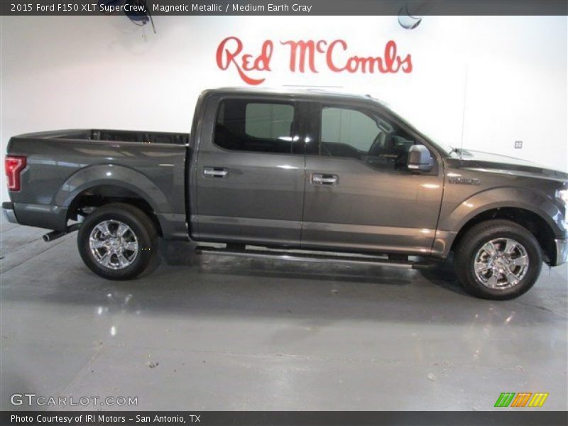 Magnetic Metallic / Medium Earth Gray 2015 Ford F150 XLT SuperCrew