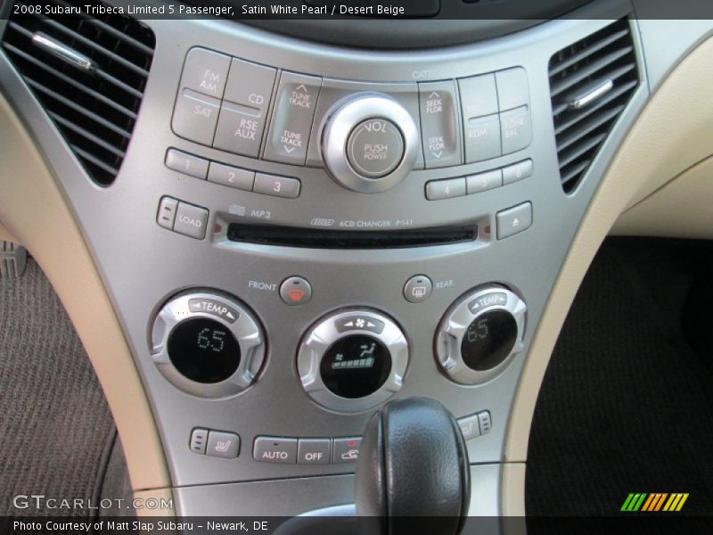 Satin White Pearl / Desert Beige 2008 Subaru Tribeca Limited 5 Passenger