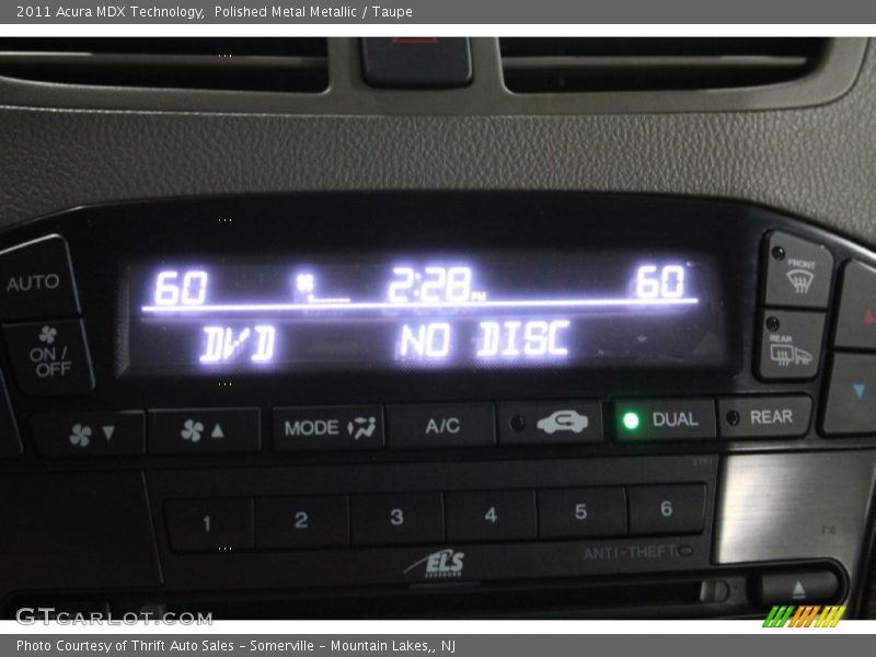 Polished Metal Metallic / Taupe 2011 Acura MDX Technology