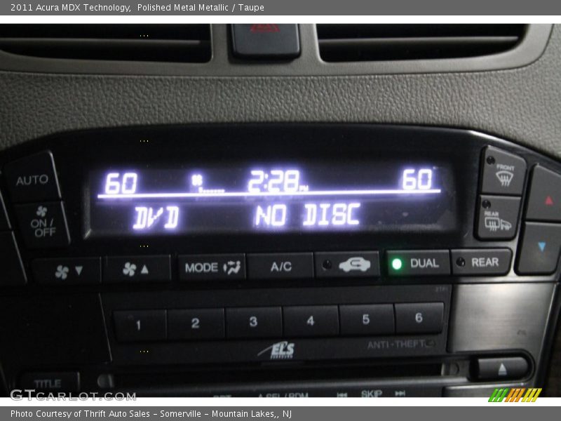 Polished Metal Metallic / Taupe 2011 Acura MDX Technology