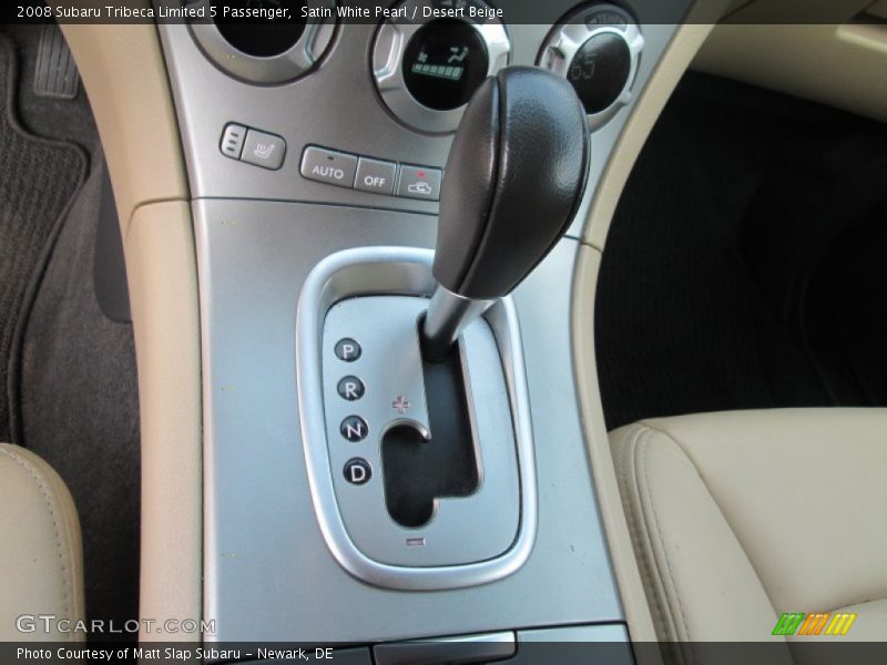 Satin White Pearl / Desert Beige 2008 Subaru Tribeca Limited 5 Passenger