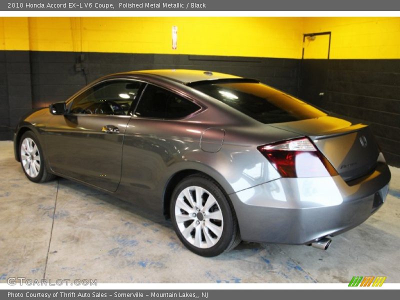 Polished Metal Metallic / Black 2010 Honda Accord EX-L V6 Coupe