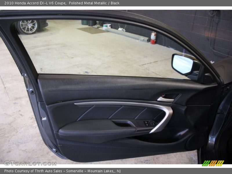 Polished Metal Metallic / Black 2010 Honda Accord EX-L V6 Coupe
