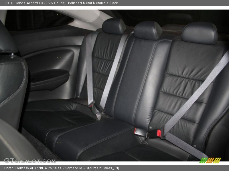 Polished Metal Metallic / Black 2010 Honda Accord EX-L V6 Coupe