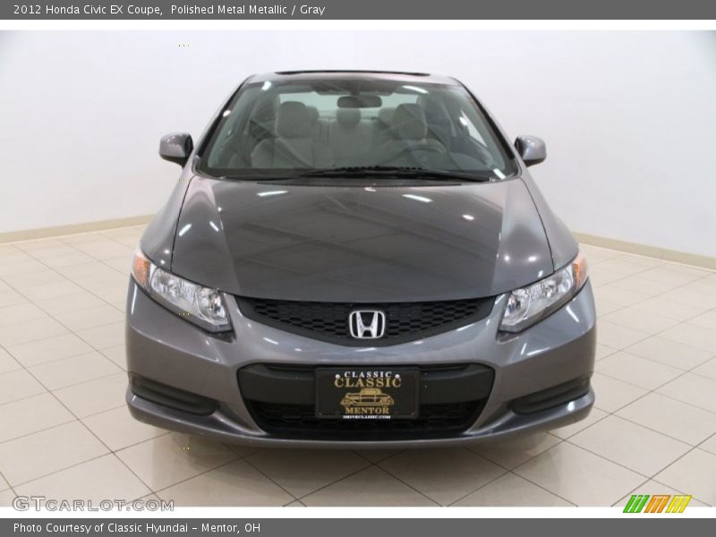 Polished Metal Metallic / Gray 2012 Honda Civic EX Coupe