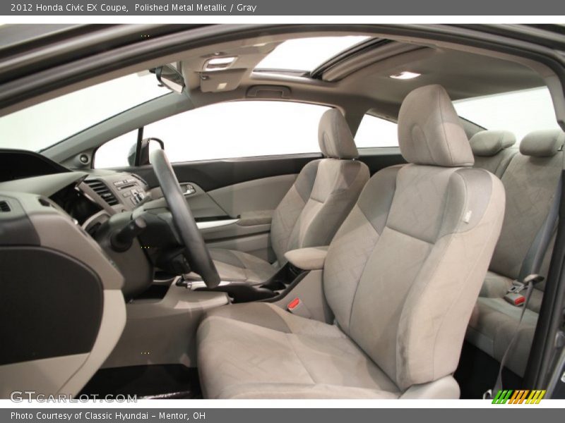 Polished Metal Metallic / Gray 2012 Honda Civic EX Coupe