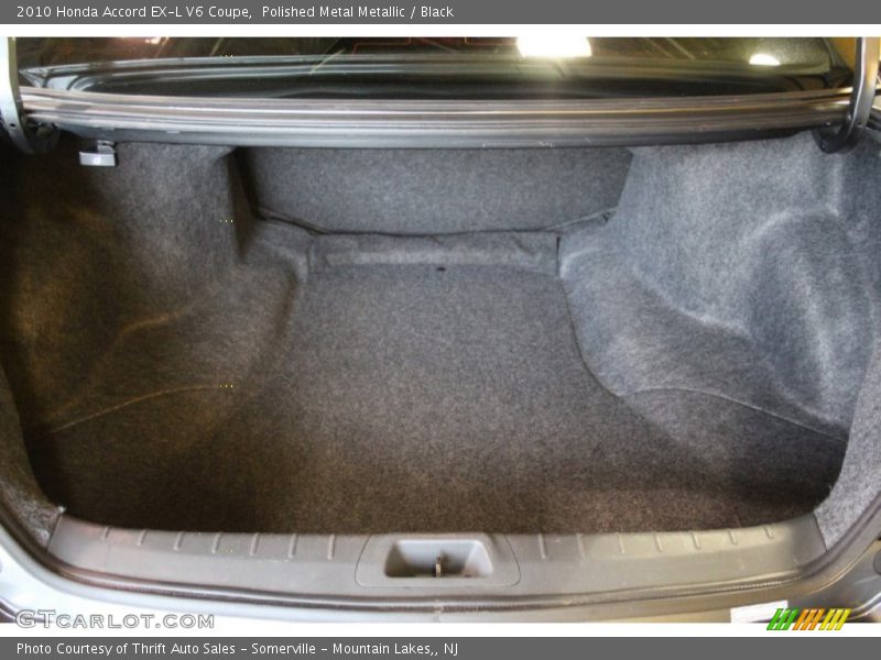 Polished Metal Metallic / Black 2010 Honda Accord EX-L V6 Coupe