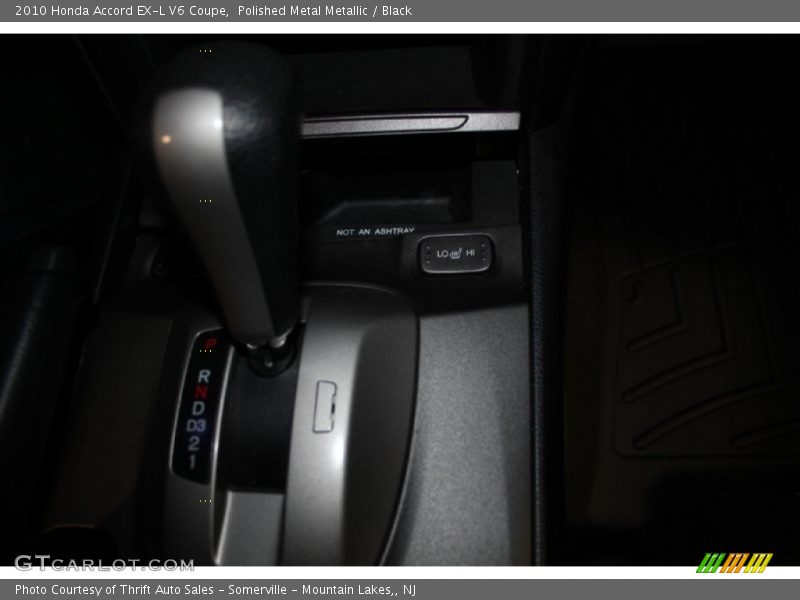 Polished Metal Metallic / Black 2010 Honda Accord EX-L V6 Coupe