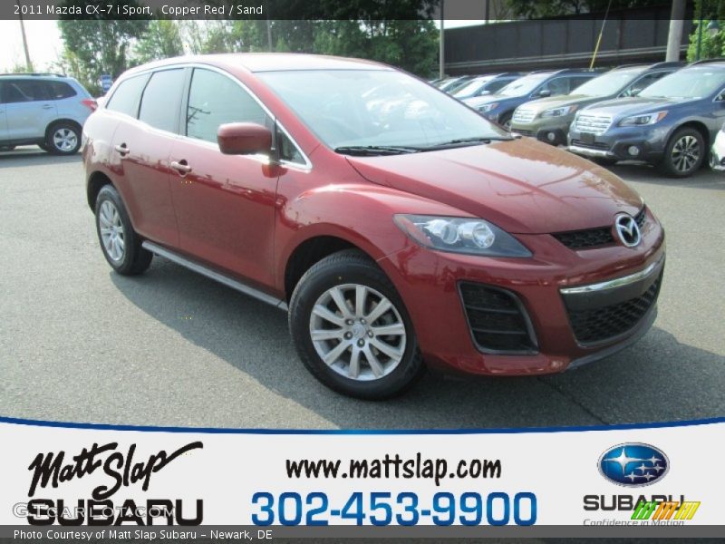 Copper Red / Sand 2011 Mazda CX-7 i Sport