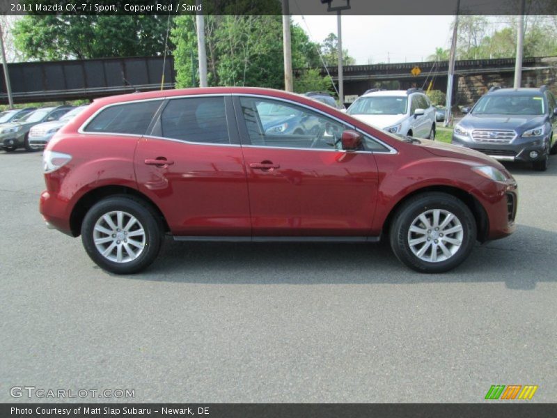 Copper Red / Sand 2011 Mazda CX-7 i Sport