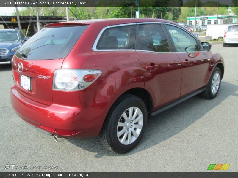 Copper Red / Sand 2011 Mazda CX-7 i Sport