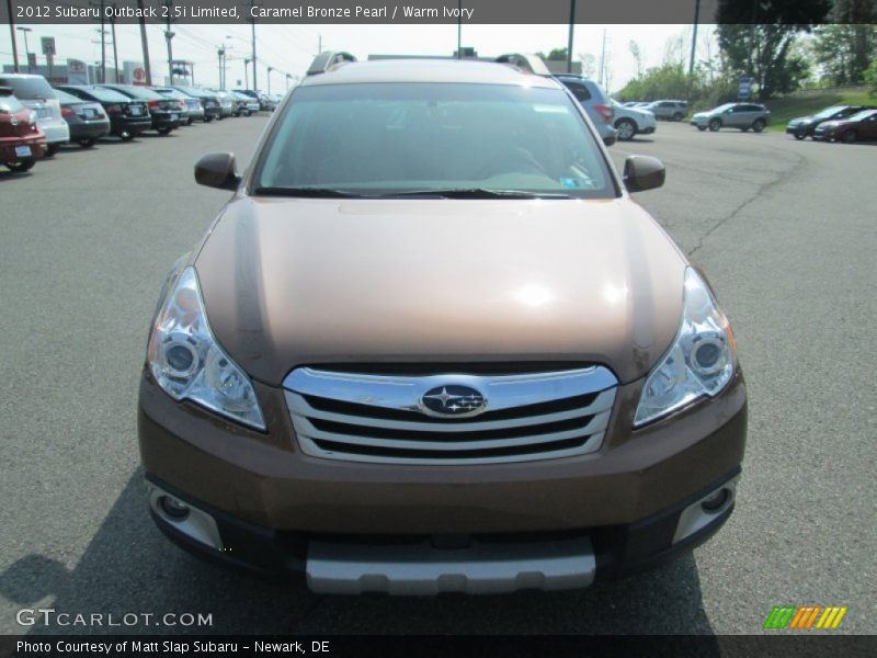 Caramel Bronze Pearl / Warm Ivory 2012 Subaru Outback 2.5i Limited