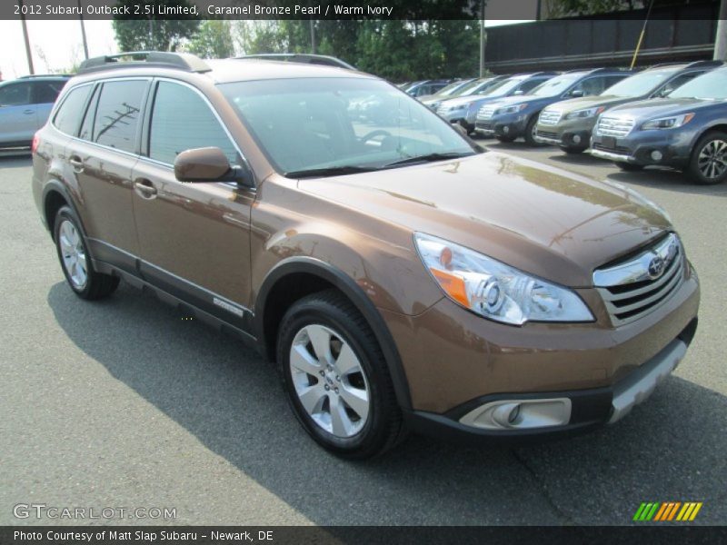 Caramel Bronze Pearl / Warm Ivory 2012 Subaru Outback 2.5i Limited