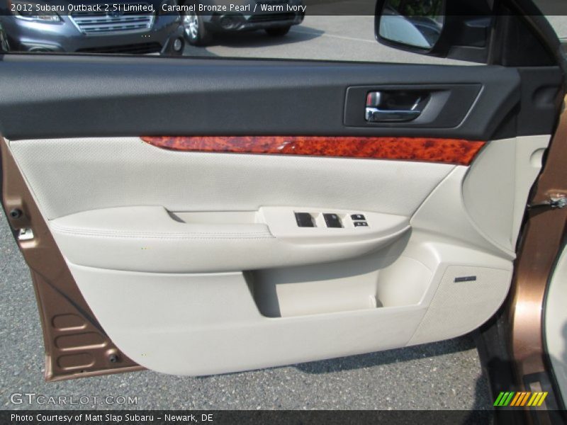 Caramel Bronze Pearl / Warm Ivory 2012 Subaru Outback 2.5i Limited
