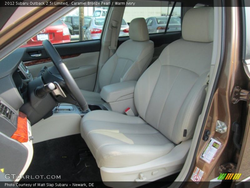 Caramel Bronze Pearl / Warm Ivory 2012 Subaru Outback 2.5i Limited