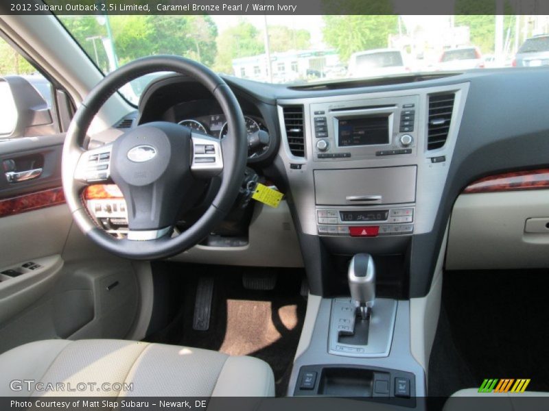 Caramel Bronze Pearl / Warm Ivory 2012 Subaru Outback 2.5i Limited