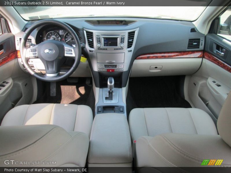 Caramel Bronze Pearl / Warm Ivory 2012 Subaru Outback 2.5i Limited
