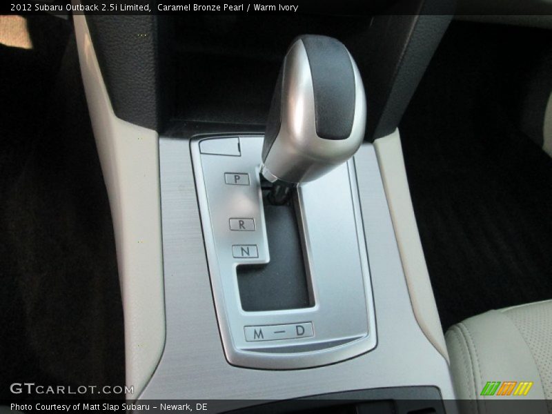 Caramel Bronze Pearl / Warm Ivory 2012 Subaru Outback 2.5i Limited