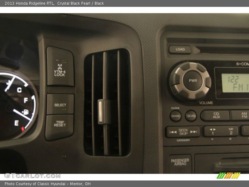 Crystal Black Pearl / Black 2013 Honda Ridgeline RTL