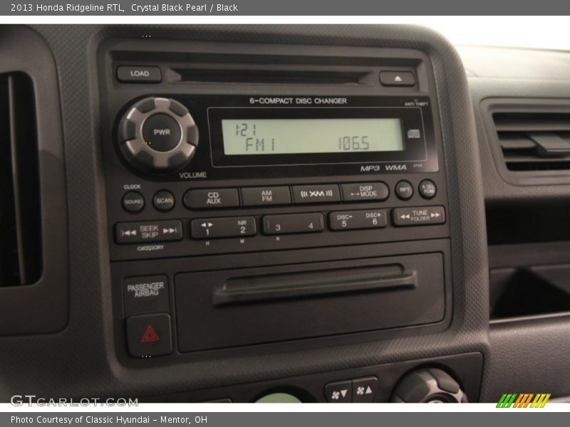 Crystal Black Pearl / Black 2013 Honda Ridgeline RTL