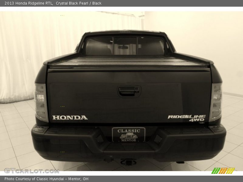 Crystal Black Pearl / Black 2013 Honda Ridgeline RTL