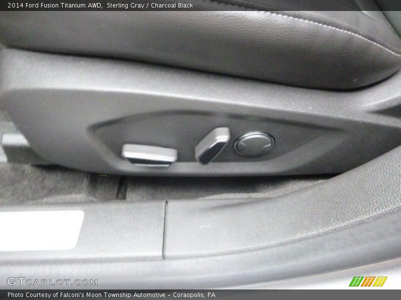 Sterling Gray / Charcoal Black 2014 Ford Fusion Titanium AWD