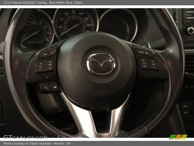 Blue Reflex Mica / Black 2014 Mazda MAZDA6 Touring
