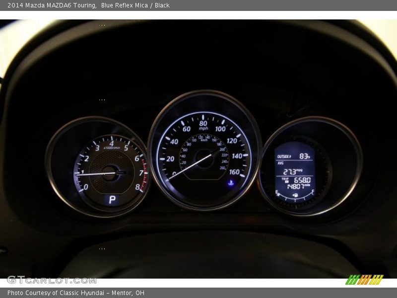 Blue Reflex Mica / Black 2014 Mazda MAZDA6 Touring