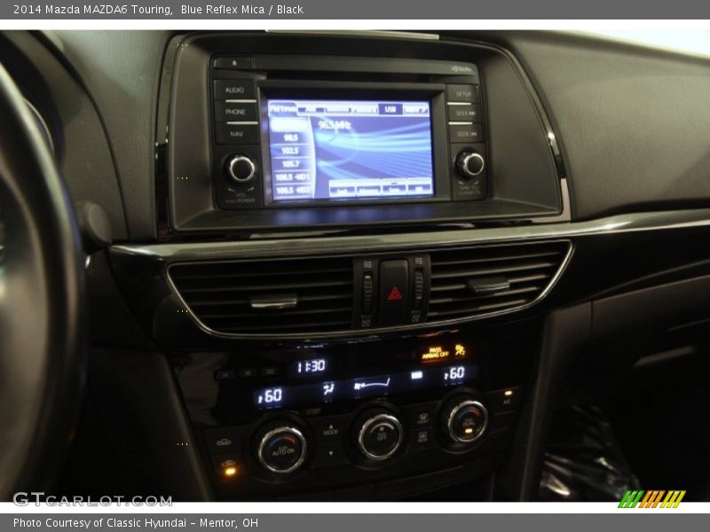 Blue Reflex Mica / Black 2014 Mazda MAZDA6 Touring
