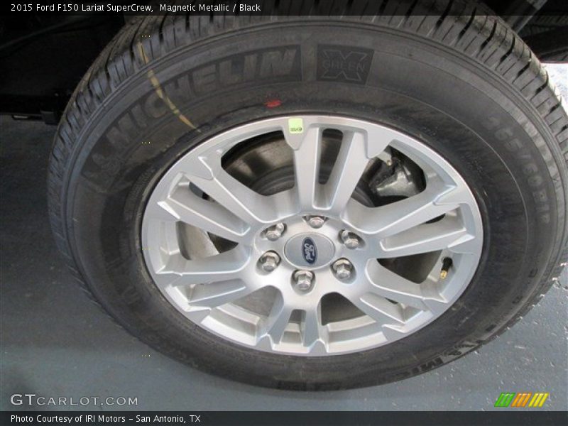 Magnetic Metallic / Black 2015 Ford F150 Lariat SuperCrew