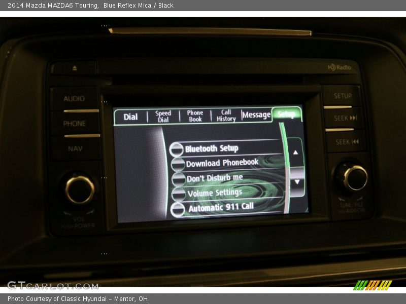 Blue Reflex Mica / Black 2014 Mazda MAZDA6 Touring
