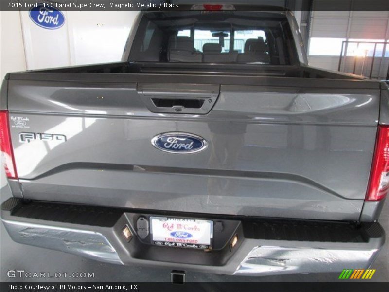 Magnetic Metallic / Black 2015 Ford F150 Lariat SuperCrew