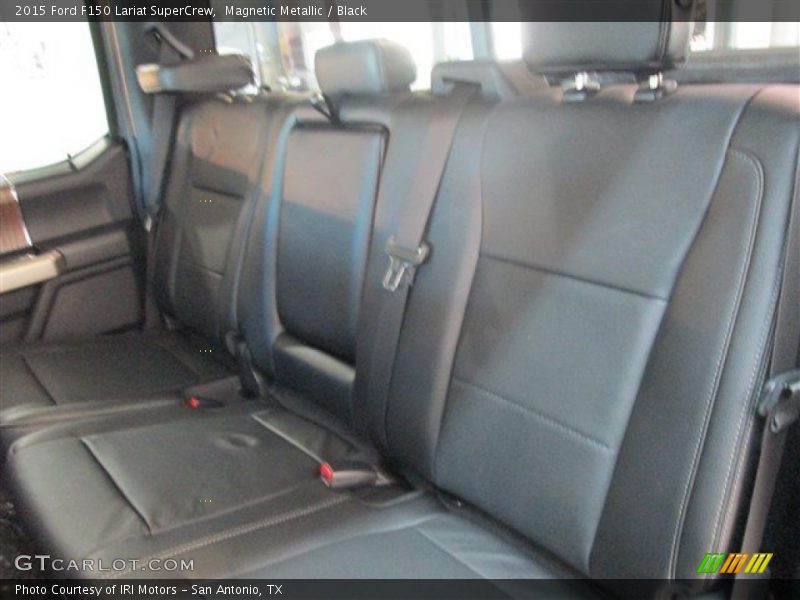 Magnetic Metallic / Black 2015 Ford F150 Lariat SuperCrew