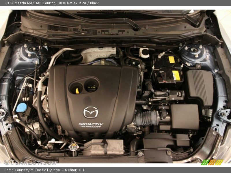 Blue Reflex Mica / Black 2014 Mazda MAZDA6 Touring