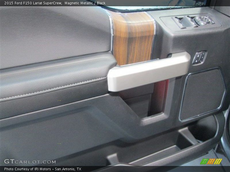 Magnetic Metallic / Black 2015 Ford F150 Lariat SuperCrew
