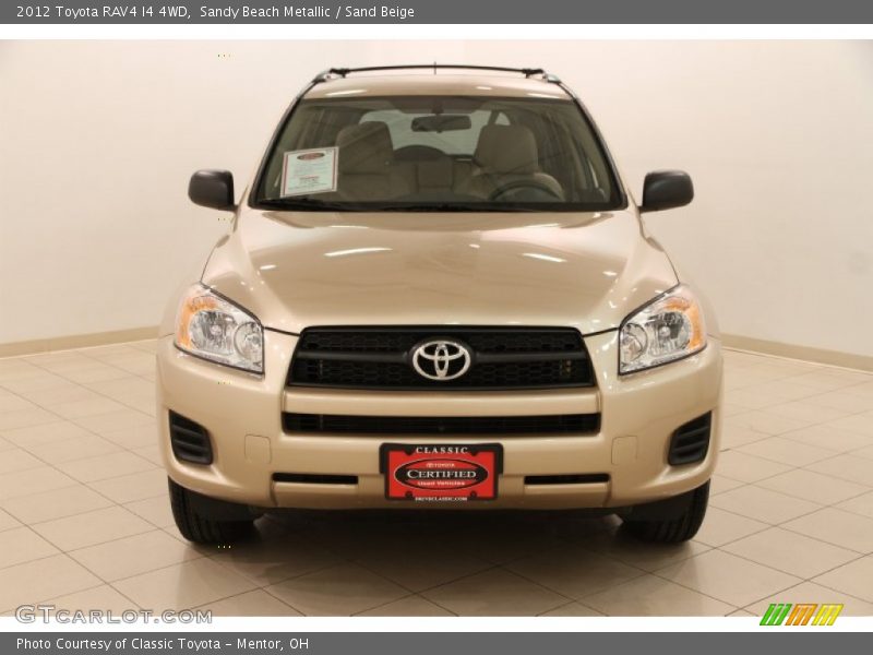 Sandy Beach Metallic / Sand Beige 2012 Toyota RAV4 I4 4WD