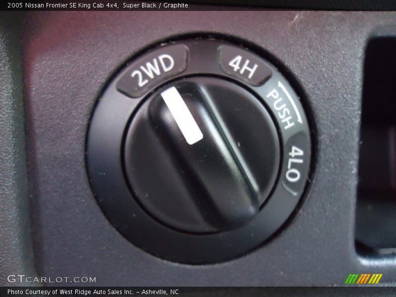 Super Black / Graphite 2005 Nissan Frontier SE King Cab 4x4